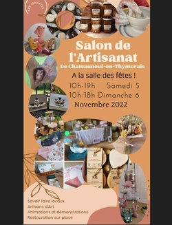 Affiche Salon de l'Artisanat Chateauneuf en Thymerais